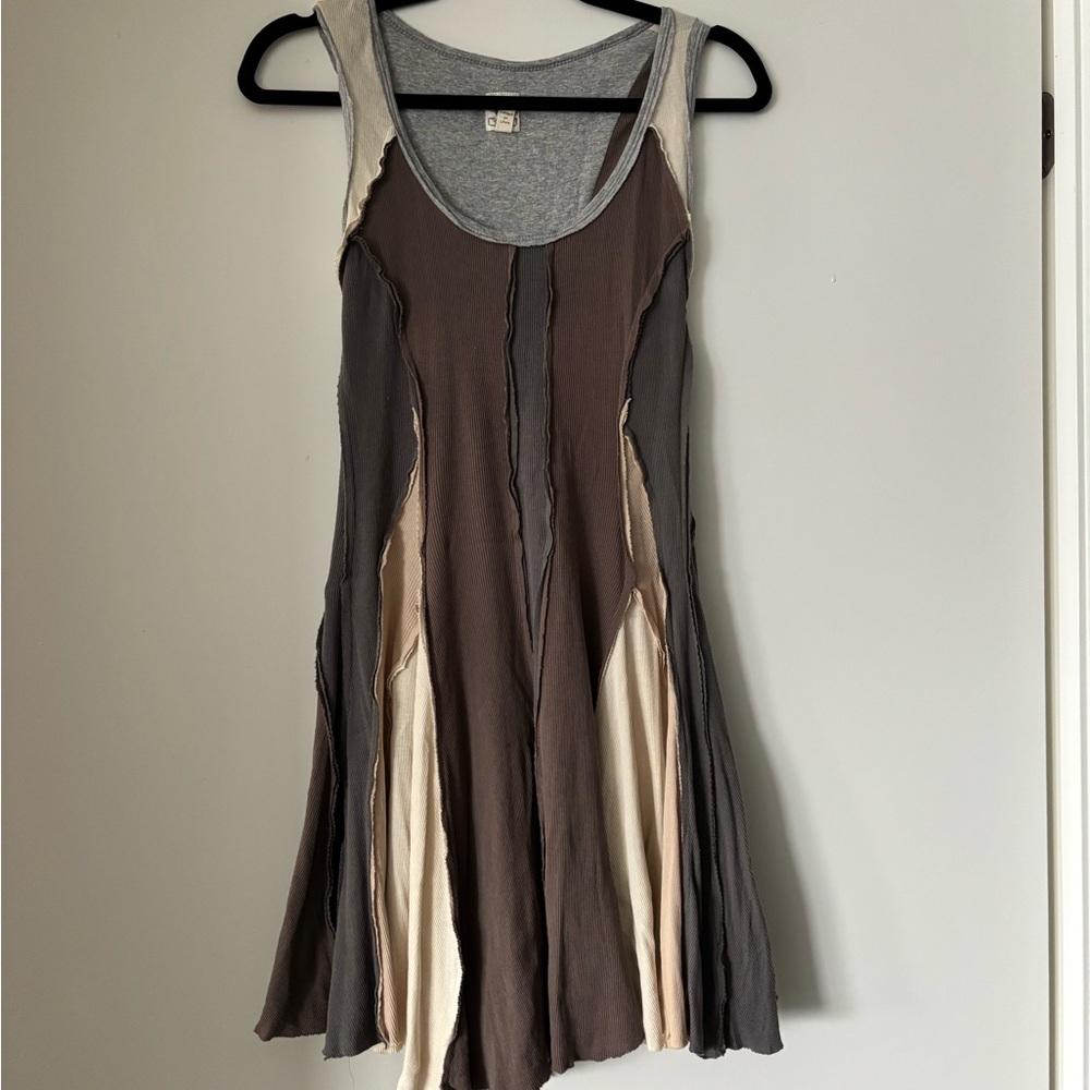 Reversible Stylish Multicolor Sleeveless Dress in size small